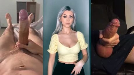 Her big tits making the guys cum