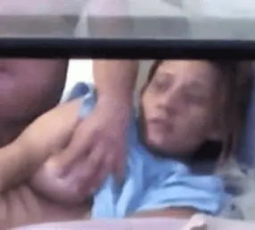 Rubbing Angela tits
