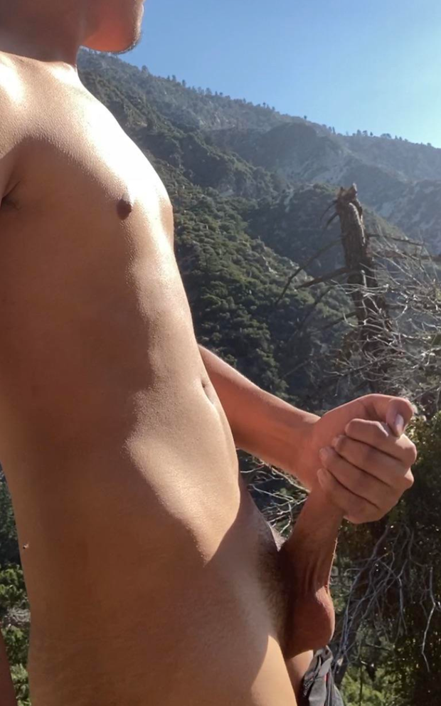 Jacking Off to nature