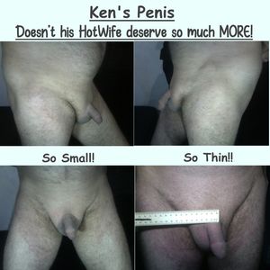 With a dick this small & a wife so hot! Some things are inevitable!