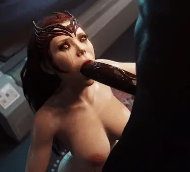 The Scarlet Witch Elizabeth Olsen Sucking