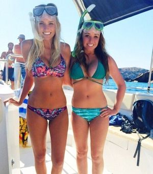 "Your wife had to stay home? Bummer..."