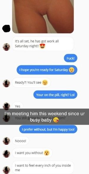 She hates condoms, condoms are only for YOU