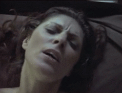 Kay Parker cumming while being vigorously fucked by Mike Ranger
