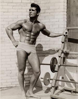 intage Beefcake, muscle men, 1950s workout