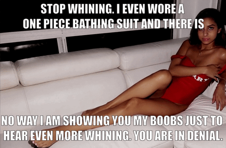 Wanted her to dom? Then she doesn't like your constant asking for more