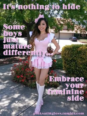 Embrace your feminine side