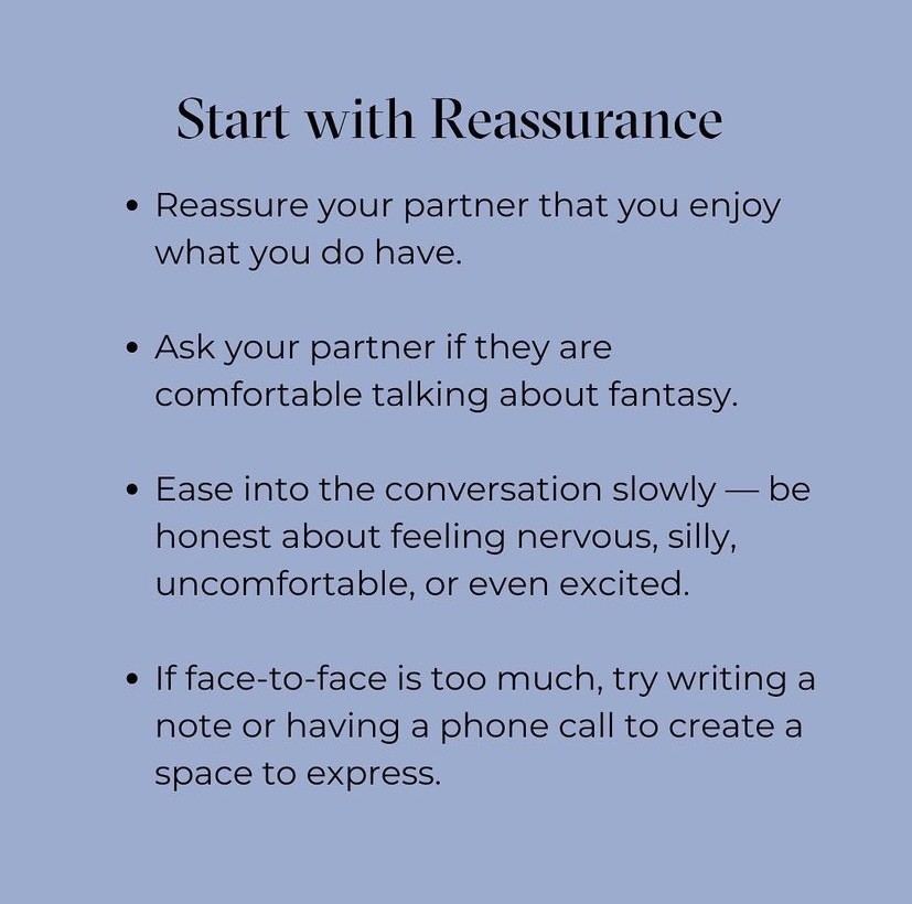 Reassurance