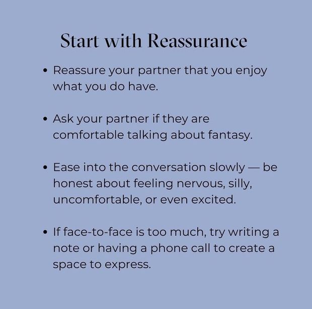 Reassurance