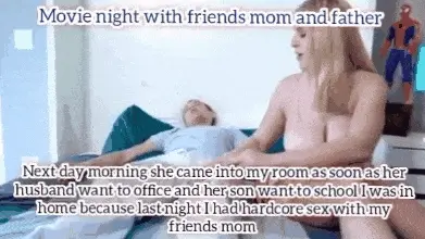 Movie night with friends mom part 19