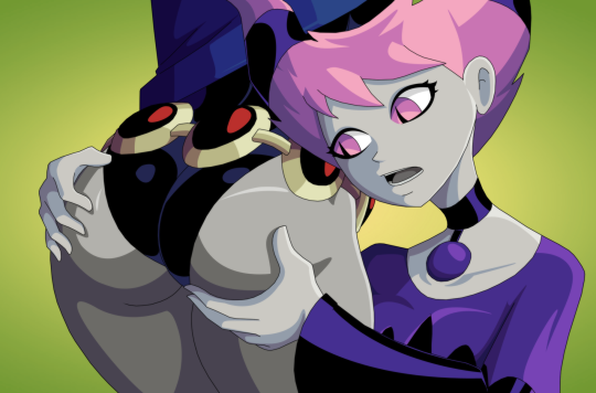 Jinx groping Raven’s ass