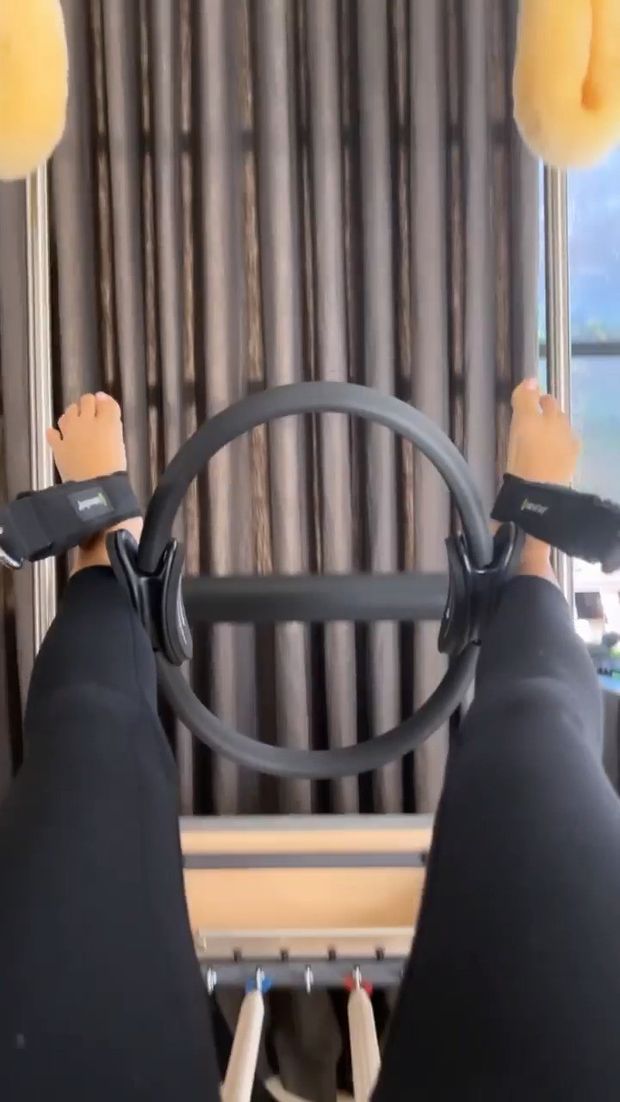 Working out time.