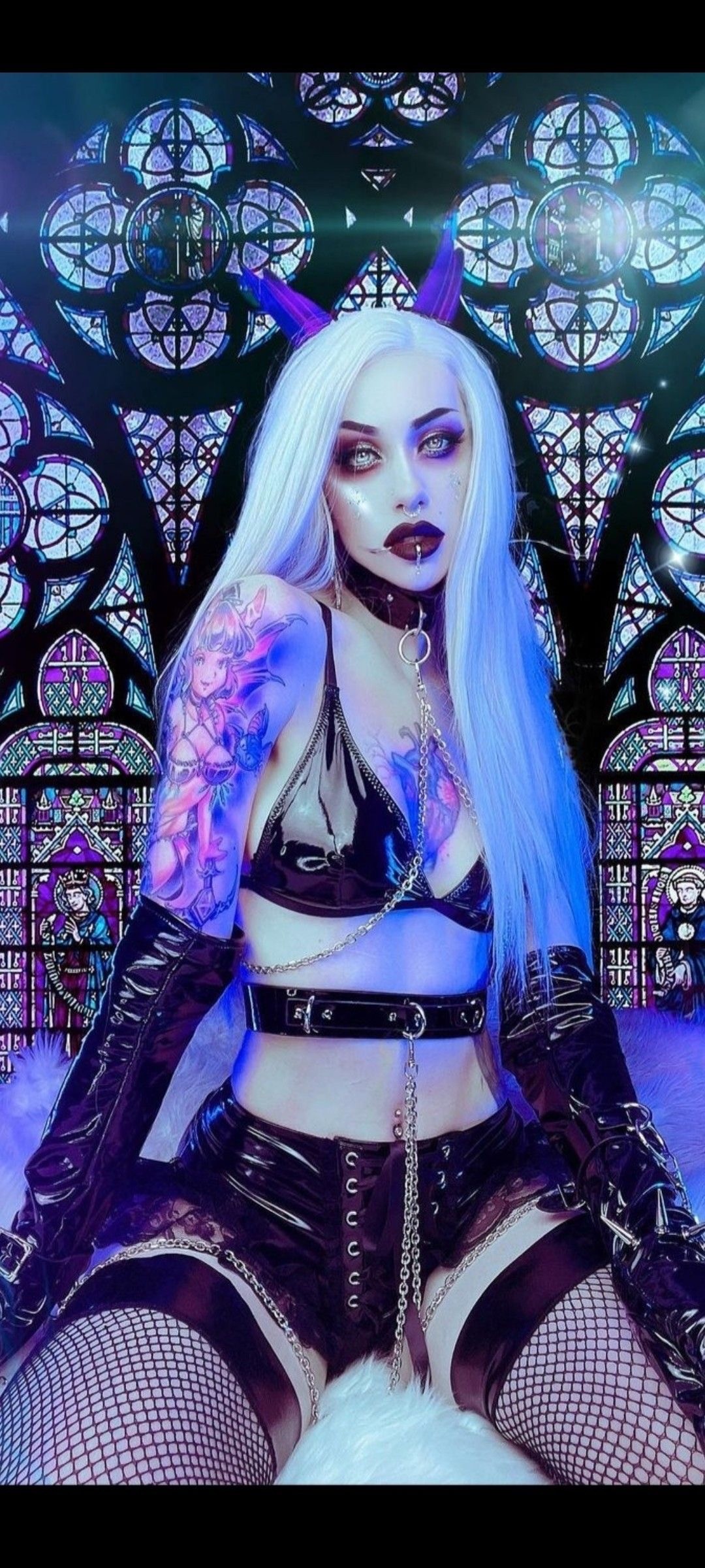 Love the backdrop. And of course she’s very intoxicating as well.