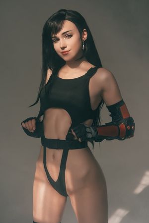 Shirogame Tifa Cosplay