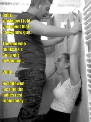 He Followed Me Into The Rest Room...