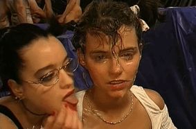 She's never been to a party quite like it before.