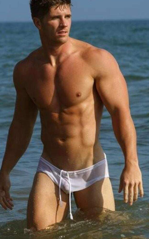 Wet. see through suit