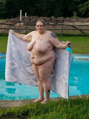 Love being naked at the pool