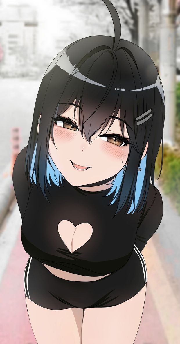 cute goth anime character