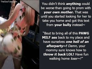 Milf stolen by sons bully at prom