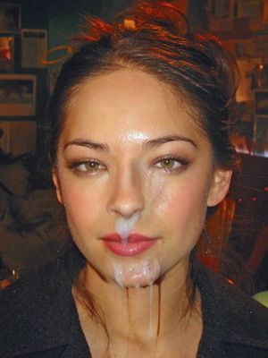 Imagine looking down into those beautiful eyes while you slowly fuck her mouth and then shoot your load onto her cheeks