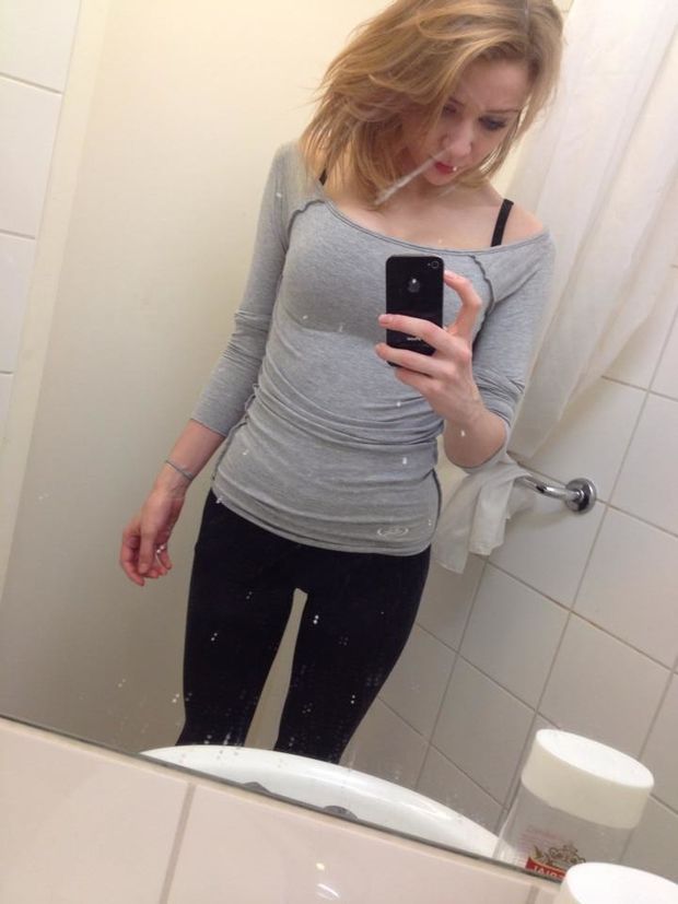 Bathroom-selfie