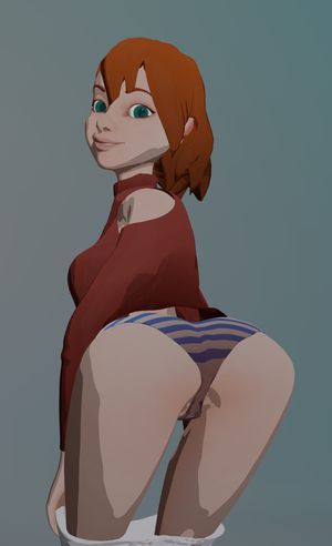 tereza taking off her pants