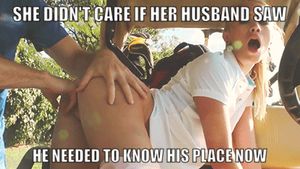 My wife’s body belongs to her boss now, any time or place he wants.