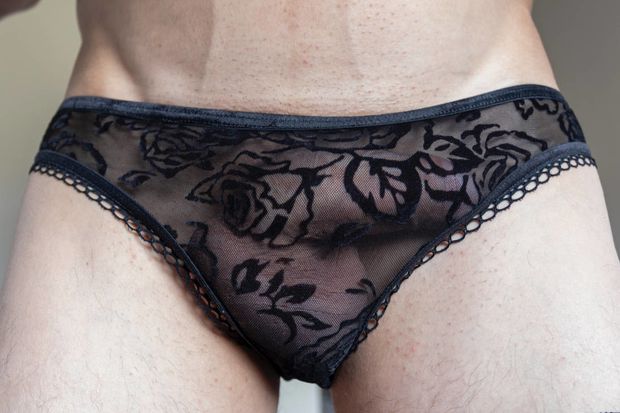 Black panty has a nice surprize