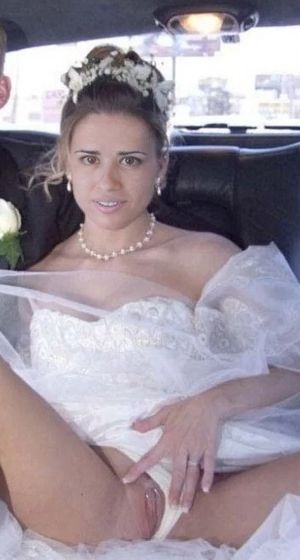 You just might be a slut if you are wet on your wedding day next to your daddy in the limo.