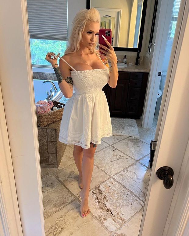 white dress