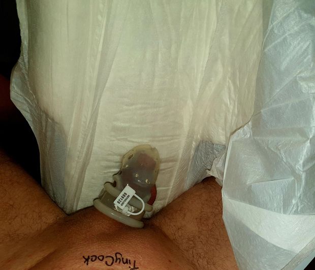 Thats more like it. Thats where tiny winkles belong - in thick Pampers.