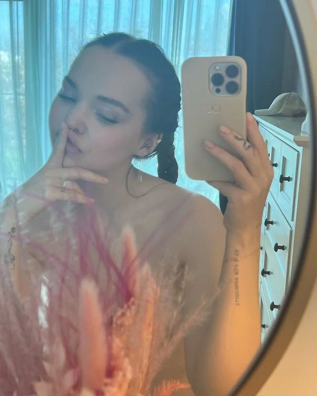 Dove Cameron Braided Hair Selfies III