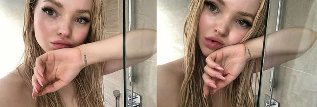 Dove Cameron Sexy In The Shower
