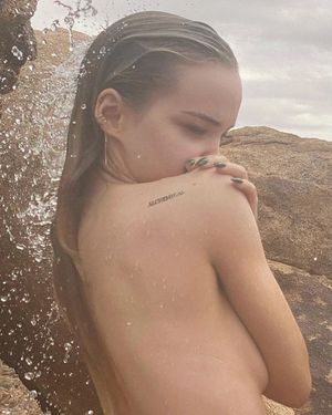 Dove Cameron Topless Shower VI