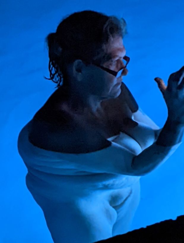 Skinny dipping in the pool