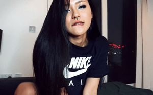 Asian smiling