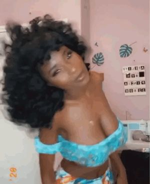 Princia Gonoporo looking cute with her Beautiful Smile