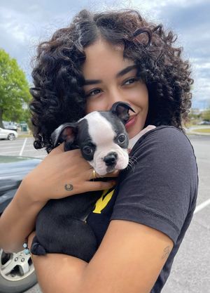 So cute (and oh yeah the dog too I guess)