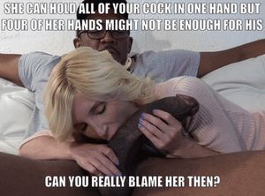 True, pretty blondes deserve a huge cock