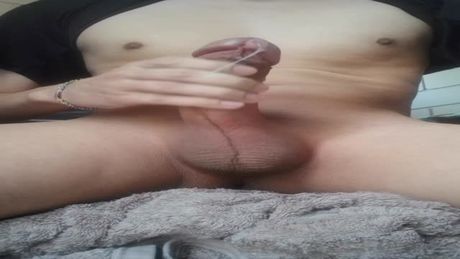 Latino big cock masturbation cum