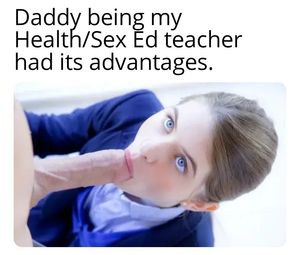 Daughter loves how daddy teaches