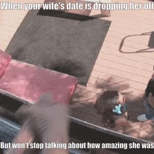 Her date drops her off