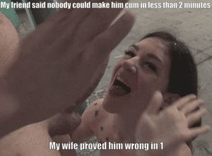 Never underestimate my wife