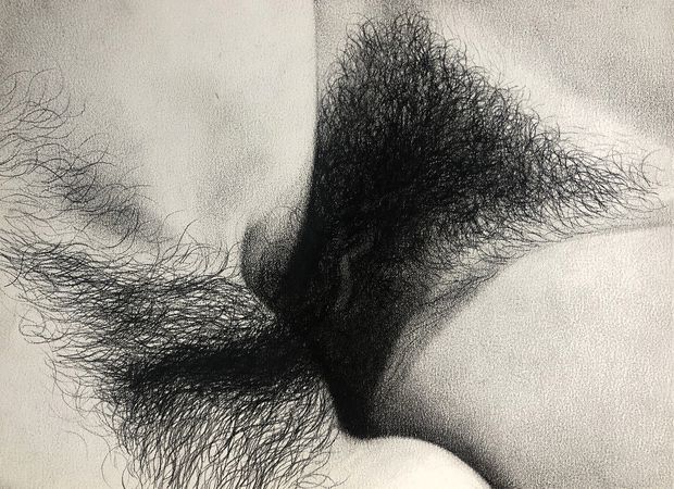 Hairy pussy to pussy