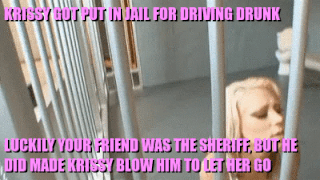 He told her that this was the only way for him to legally let her go early, Krissy didn't know much about the law so she just went with it