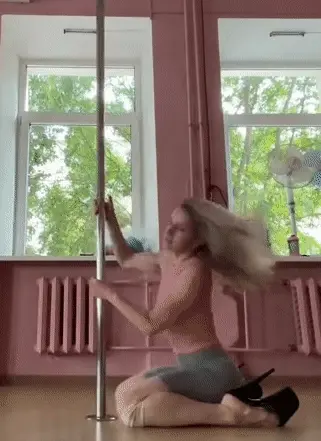 Blonde pole