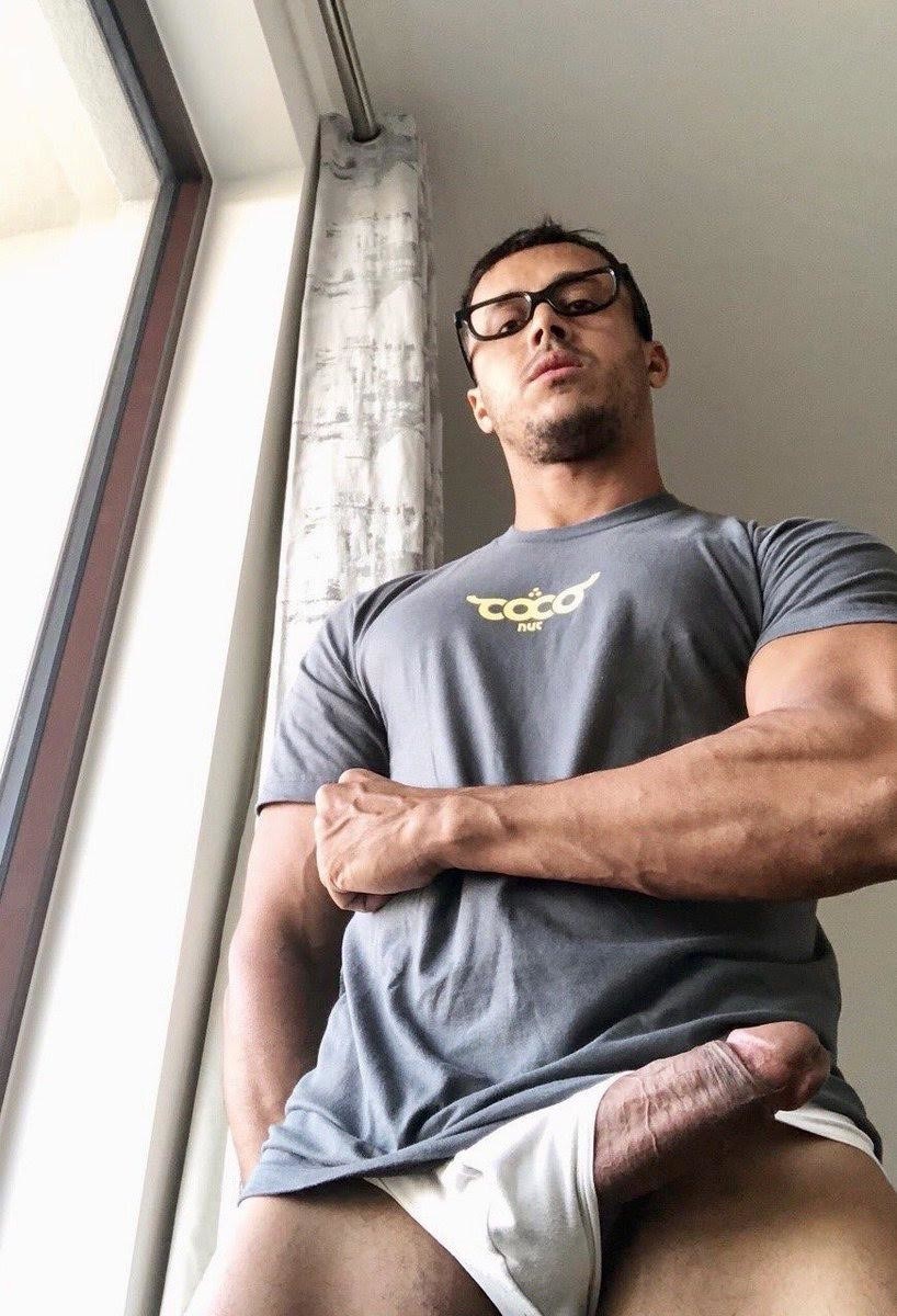 Can't keep the monster in his briefs