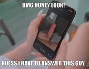 She loves sexting with strangers