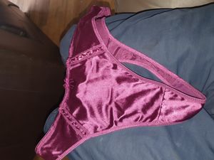 New satin thong for me x